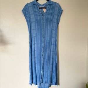 Lulus Lush I’m The One Striped Midi Dress Size XS